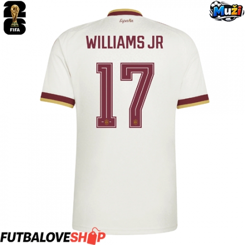 Dres Španielsko Nico Williams #17 Preč MS 2026 Krátky Rukáv